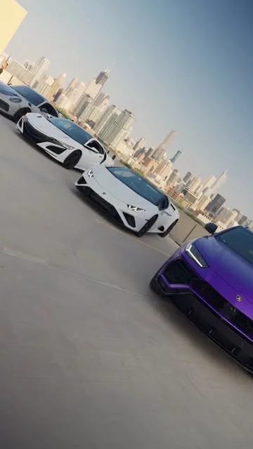 Jamil Productions’ real automotive work: a supercar lineup in Chicago